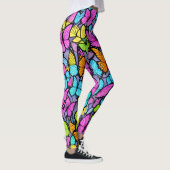 Colorful Butterfly Patroon Leggings (Rechts)
