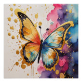Colorful Butterfly Perfect Poster (Voorkant)