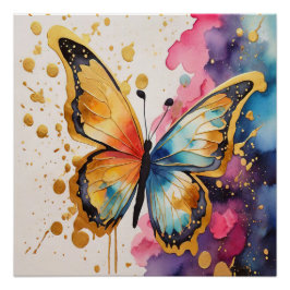 Colorful Butterfly Perfect Poster