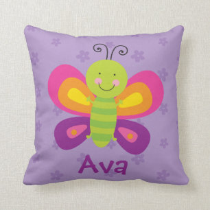 Colorful Butterfly Personalized Pillow Kussen