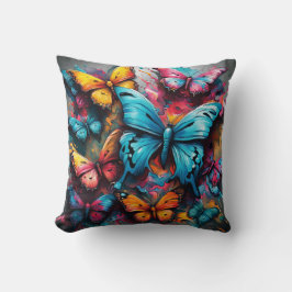 Colorful Butterfly Pillow Kussen