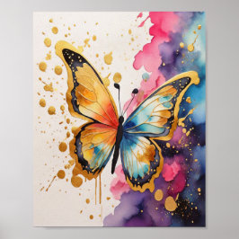 Colorful Butterfly Poster