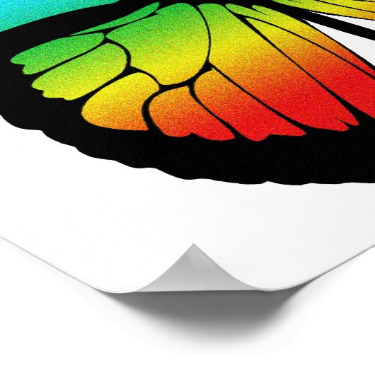 Colorful Butterfly Poster (Hoek)