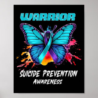 Colorful Butterfly Prevention Awareness Poster