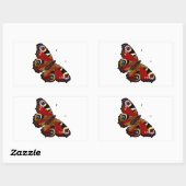 Colorful Butterfly Rechthoekige Sticker (Vel)