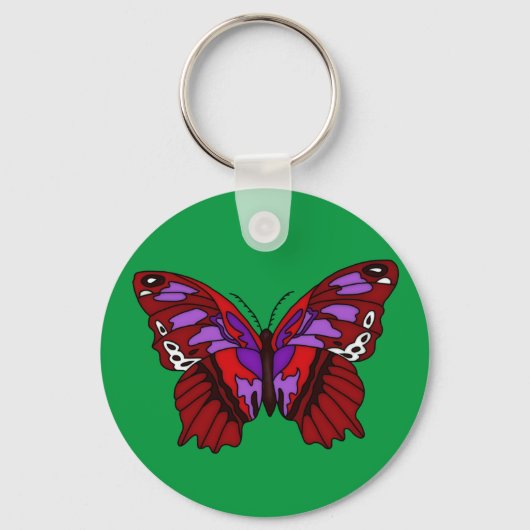 Colorful Butterfly Sleutelhanger (Voorkant)