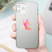 Colorful Butterfly Sticker (Telefoon)