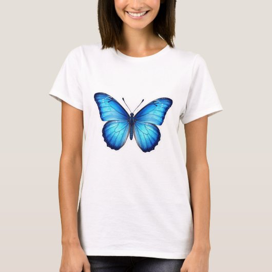Colorful Butterfly T-Shirt – Trendy Youth Tee (Voorkant)