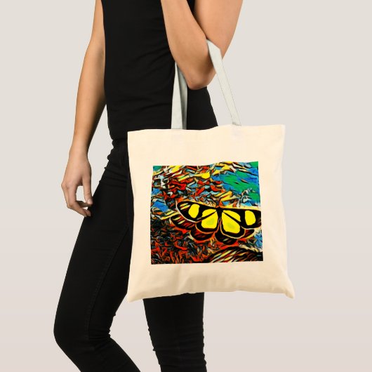Colorful Butterfly Tote Bag (Voorkant (product))
