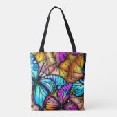 Colorful Butterfly Tote Bag (Achterkant)