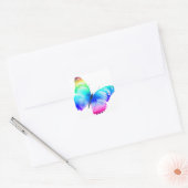 Colorful Butterfly Vierkante Sticker (Envelop)