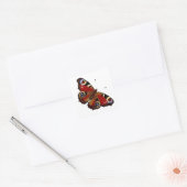 Colorful Butterfly Vierkante Sticker (Envelop)
