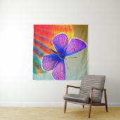 Colorful Butterfly Wandkleed (In Situ (horizontaal))