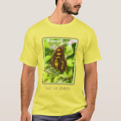 Colorful Butterfly Waterverf Sketch Natuur T-shirt (Voorkant)