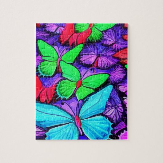 Colorful Butterrflies Legpuzzel (Verticaal)