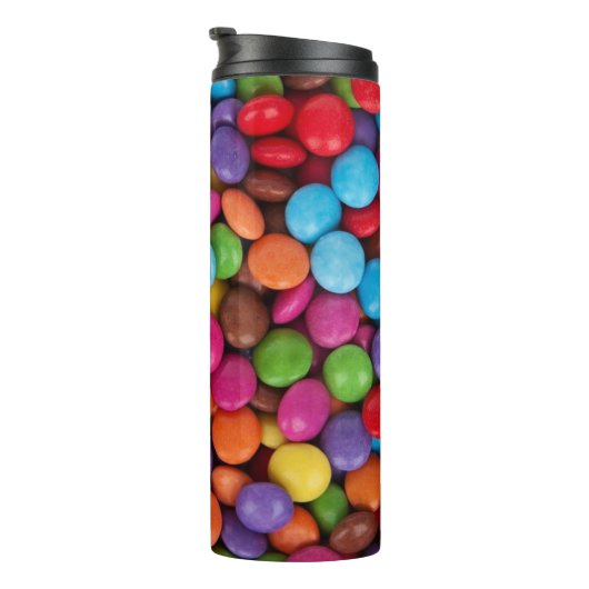 Colorful Button Candy Quirky Thermosbeker (Geroteerd rechts)