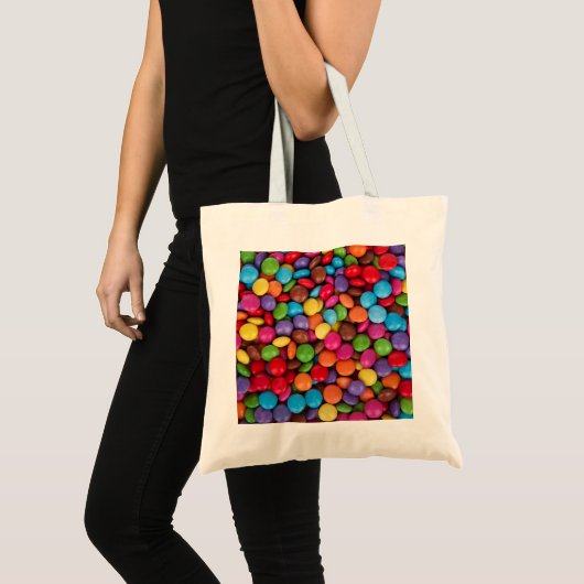 Colorful Button Candy Tote Bag (Voorkant (product))