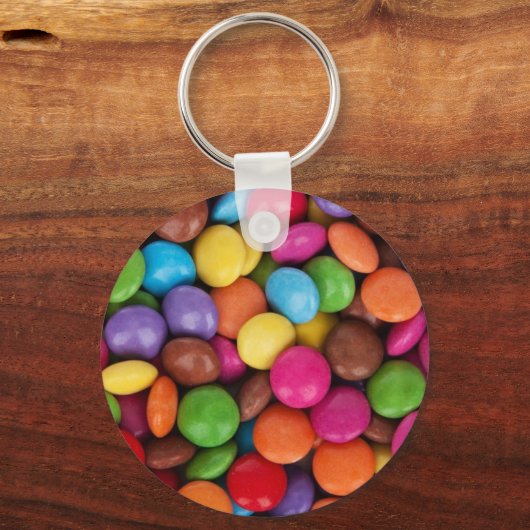 Colorful Button Snoep Cute Sleutelhanger (Achterkant)