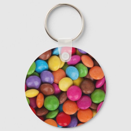 Colorful Button Snoep Cute Sleutelhanger (Achterkant)