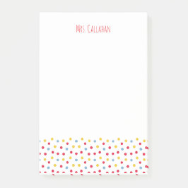 Colorful Buttons Notes