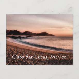 Colorful Cabo sunset Briefkaart