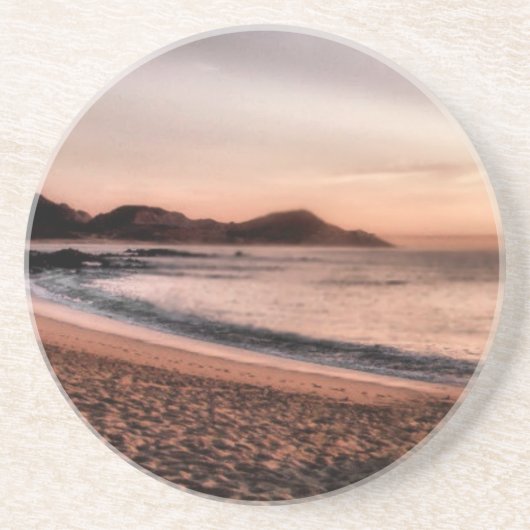 Colorful Cabo sunset Zandsteen Onderzetter (Voorkant)