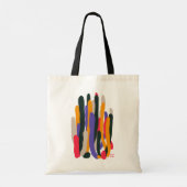 Colorful Cacti Tragetasche Tote Bag (Achterkant)