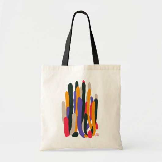 Colorful Cacti Tragetasche Tote Bag (Voorkant)