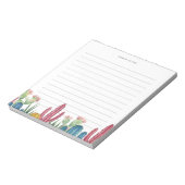 Colorful Cacti | Woestijnthema Lening Notitieblok (Linkerzijde)