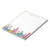 Colorful Cacti | Woestijnthema Notitieblok (Linkerzijde)