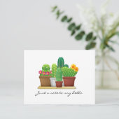 Colorful Cactus Garden/Hallo Briefkaart (Staand voorkant)