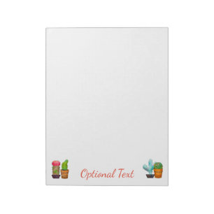 Colorful Cactus Garden Notitieblok