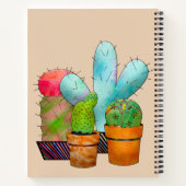 Colorful Cactus Garden Notitieboek (Achterkant)