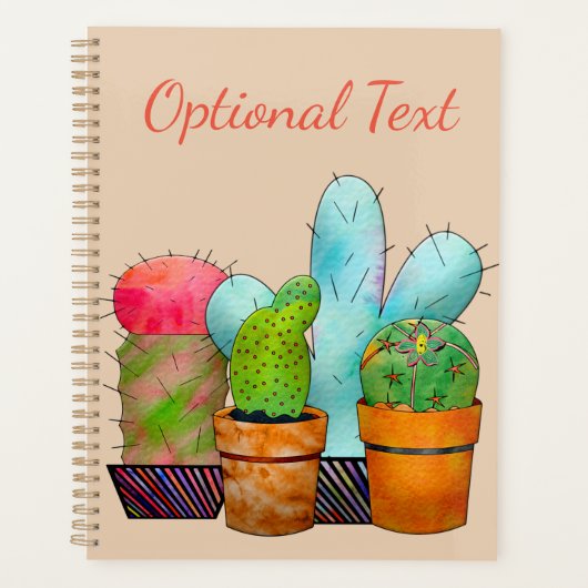 Colorful Cactus Garden Planner (Voorkant)