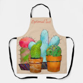 Colorful Cactus Garden Schort (Voorkant)