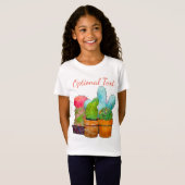 Colorful Cactus Garden T-shirt (Voorkant volledig)