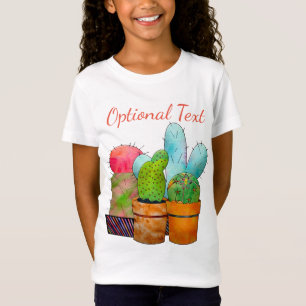 Colorful Cactus Garden T-shirt