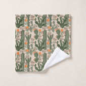 Colorful Cactus Pattern Bad Handdoek (Wasdoekje)