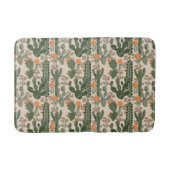 Colorful Cactus Pattern Badmat (Voorkant)