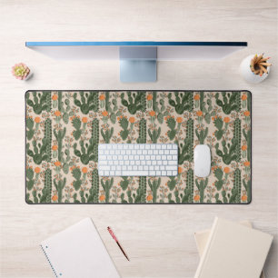 Colorful Cactus Pattern Bureaumat