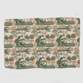 Colorful Cactus Pattern Golfhanddoek (Horizontaal)