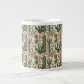 Colorful Cactus Pattern Grote Koffiekop (Voorkant)