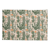 Colorful Cactus Pattern Kussensloop (Achterkant-Links)