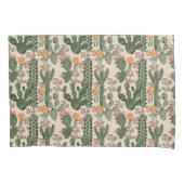 Colorful Cactus Pattern Kussensloop (Voorkant-Links)