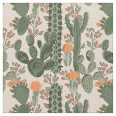 Colorful Cactus Pattern Stof (Close Up)