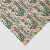 Colorful Cactus Pattern Tissuepapier (Detail)