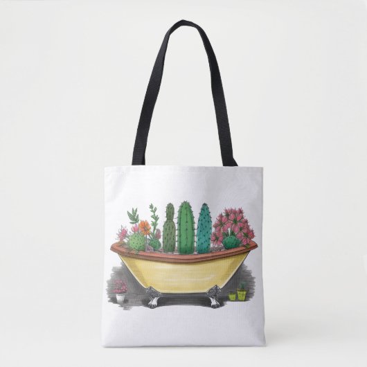 Colorful Cactus Tote Bag (Voorkant)