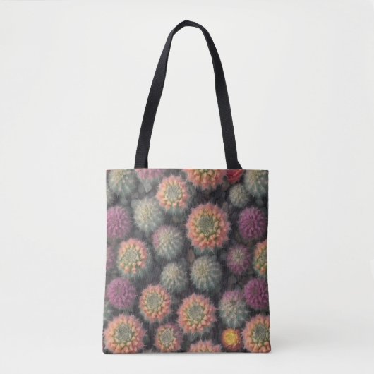 Colorful Cactus Tote Bag (Voorkant)