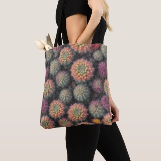 Colorful Cactus Tote Bag (Dichtbij)