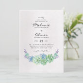 Colorful Cactus Wedding Kaart (Staand voorkant)